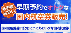 早割り国内航空券